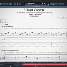 Load image into Gallery viewer, Heart Garden tab cover