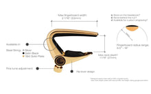Load image into Gallery viewer, Engraved G7th Newport Capo - Gold
