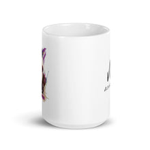 Load image into Gallery viewer, White glossy mug - Waves (+Logo)