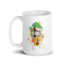 Load image into Gallery viewer, White glossy mug - Absence (+Logo)