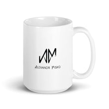 Load image into Gallery viewer, White glossy mug - Alex Misko (+Logo)